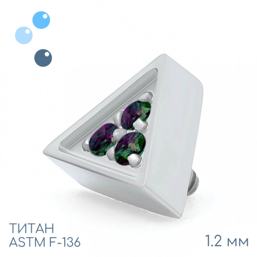 Накрутка Vitrail Triangle 1.2 мм фото 2